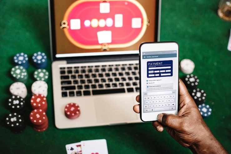 Mobile device showing budget tracking interface with separate allocations for sports and slots entertainment